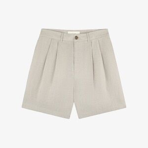 Aime Leon Dore Blue Double Pleated Linen Short